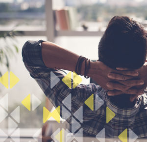 Laying Back with Hands Behind Neck